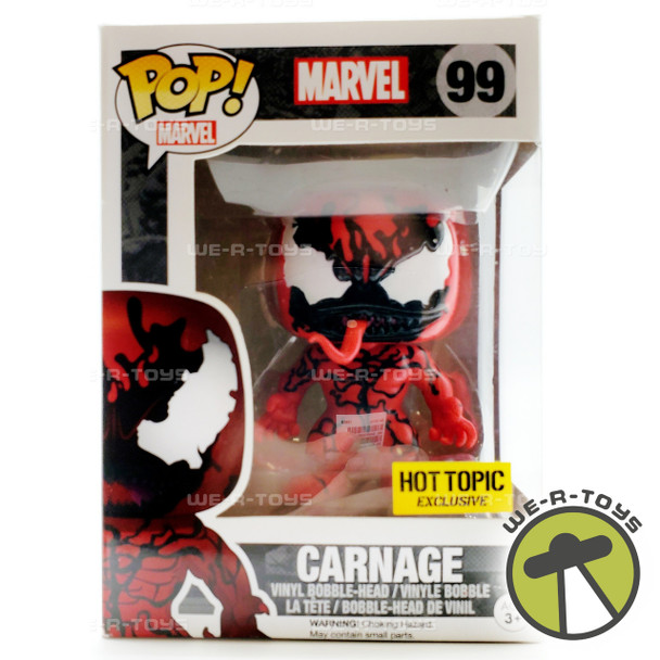 Marvel Funko Pop! Marvel Carnage Hot Topic Exclusive Bobble-Head Vinyl Figure