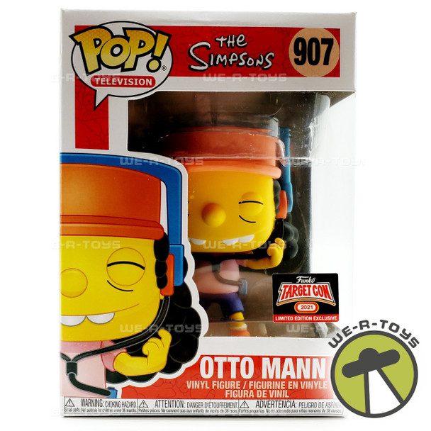 The Simpsons Funko Pop! Television The Simpsons Otto Mann Target Exclusive Vinyl Figure