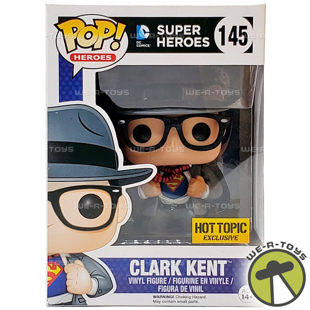 Funko POP! Heroes DC Super Heroes 145 Clark Kent Collectible Vinyl Figure
