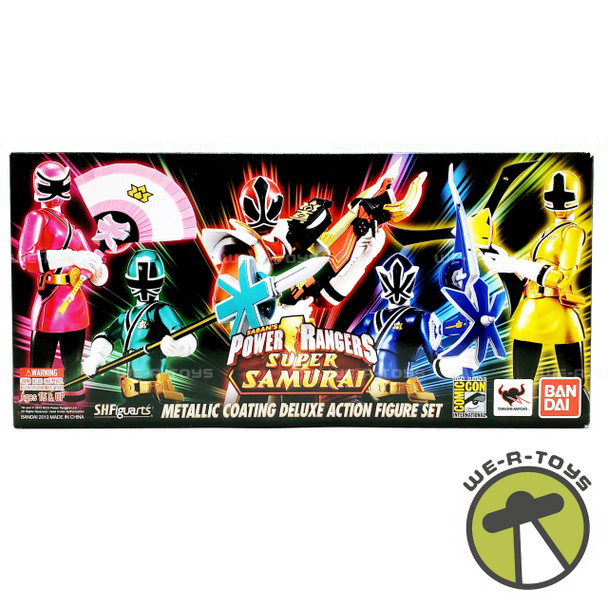 Power Rangers Bandai S.H. Figuarts Power Rangers Samurai SDCC 2013 Metallic Action Figure Set