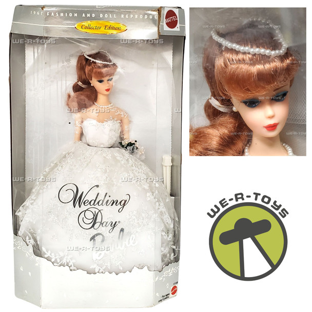 Barbie Wedding Day Redhead Reproduction of the Original 1961 Doll Mattel #17120