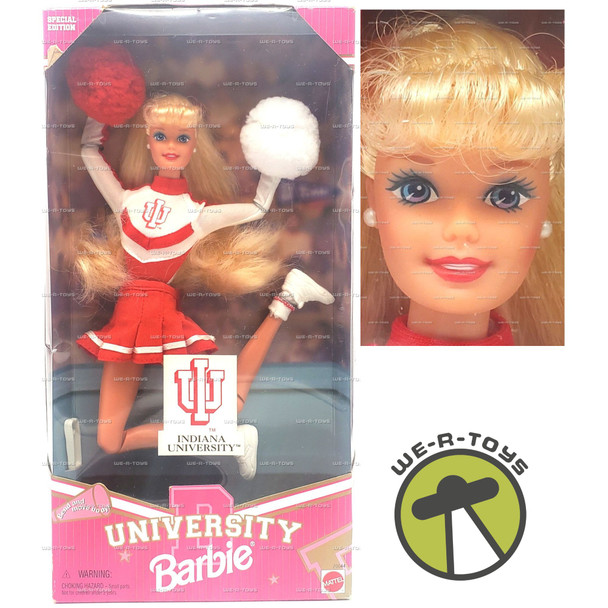 Barbie Indiana University Cheerleader Doll Special Edition 1996 Mattel #20044