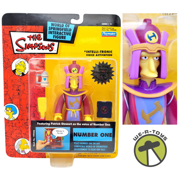 The Simpsons World Of Springfield Number One Action Figure Playmates NRFP