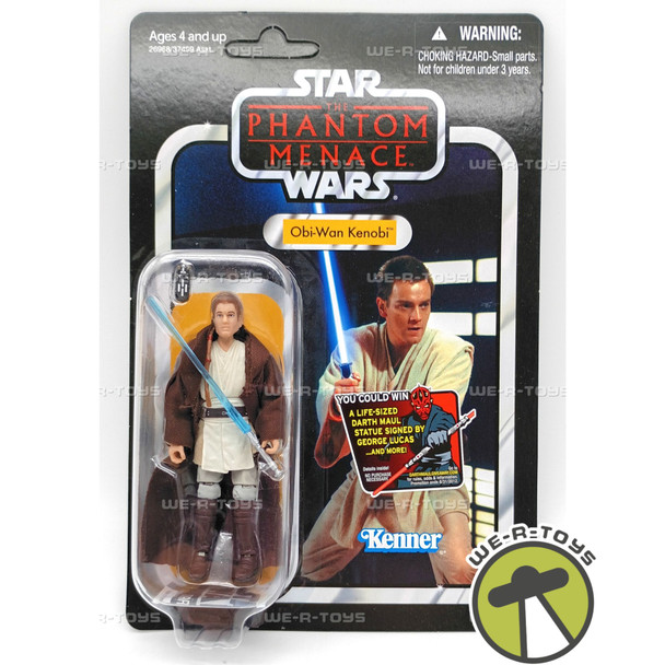 Star Wars Phantom Menace Obi-Wan Kenobi Action Figure 2011 Kenner #26968