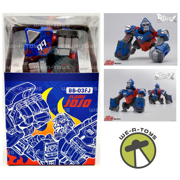BeastBox Flame Jojo Blue Transforming Cube to Mecha Gorilla Figure NRFB