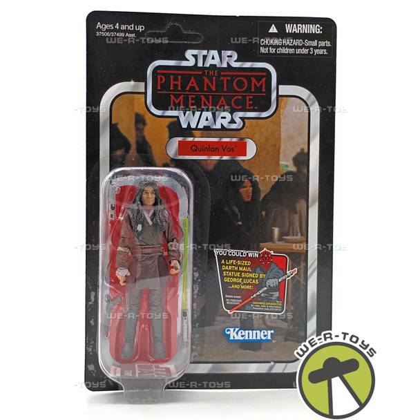 Star Wars The Phantom Menace Quinlan Vos Action Figure 2011 Kenner #37506