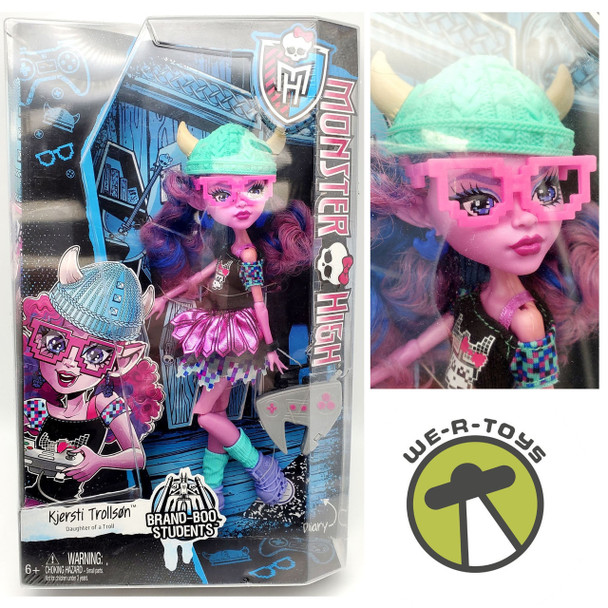 Monster High Brand-Boo Students Kjersti Trollson Doll 2015 Mattel CJC62 NRFB