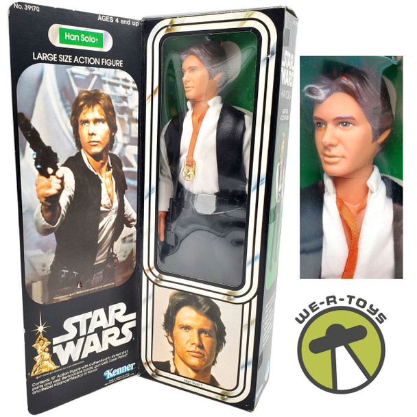 Star Wars Han Solo Large Size Action Figure 1978 Kenner New in Opened Box