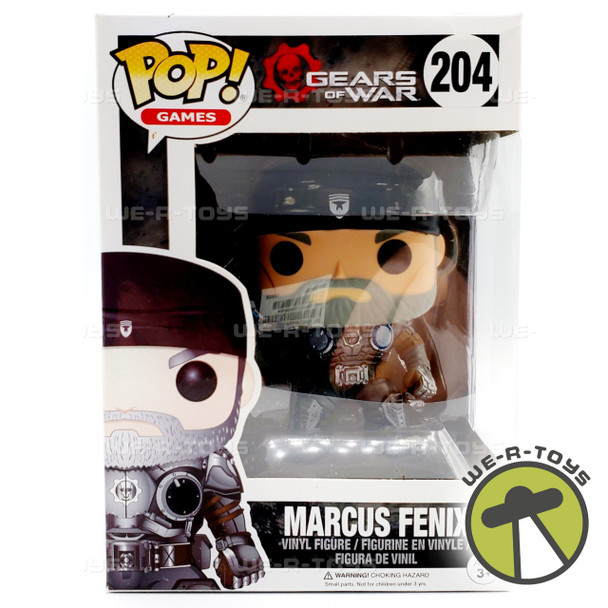 Gears of War Funko Pop! Games 204 Gears of War Marcus Fenix Collectible Vinyl Figure NEW