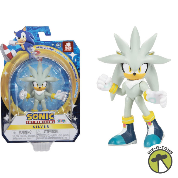 Sonic the Hedgehog Sonic The Hedgehog 2.5-Inch Silver Action Figure