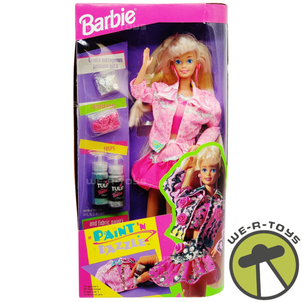 Barbie Paint 'N Dazzle Barbie Doll Blonde 1993 Mattel No. 10039 NRFB