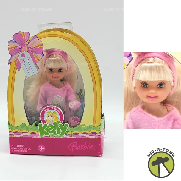 Easter Party Kelly Doll Sister of Barbie Pink Bunny 2006 Mattel K9163