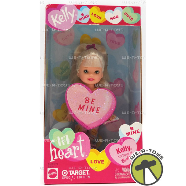 Li'l Heart Kelly Barbie Doll Target Special Edition Valentines Doll 2002 Mattel