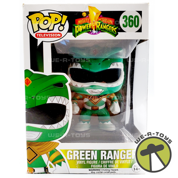 Funko Pop! Television 360 Mighty Morphin Power Rangers Green Ranger Vinyl Figure