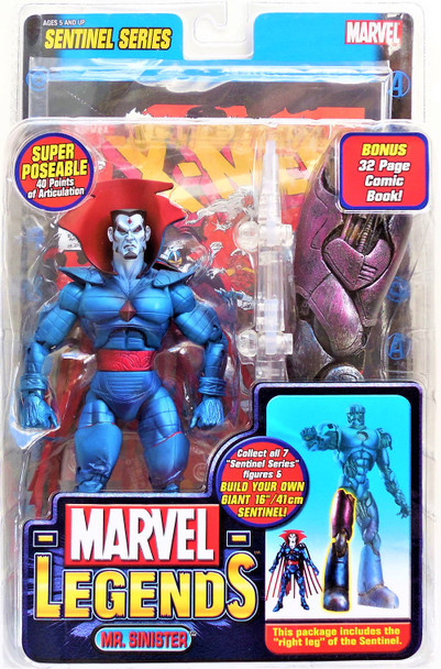 Marvel Legends Sentinel Series Figure Mr. Sinister 2005 Toy Biz