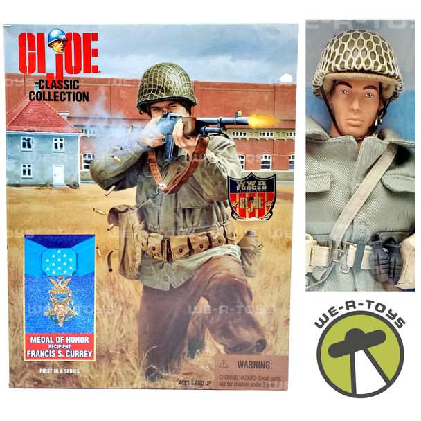 G.I. Joe Francis S Currey WWII Forces Medal of Honor Recipient 12" Figure NRFB