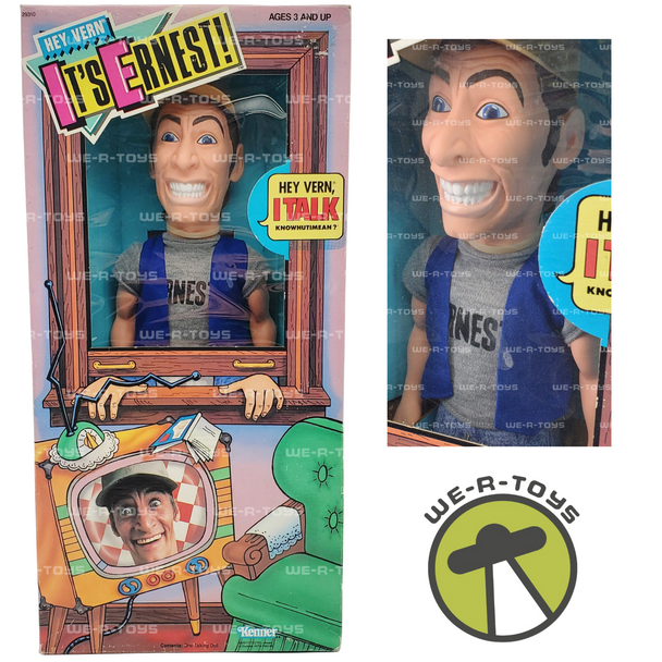 Hey Vern It's Ernest! 17" Talking Figure w/ Pull String 1989 Kenner 29310 NRFB