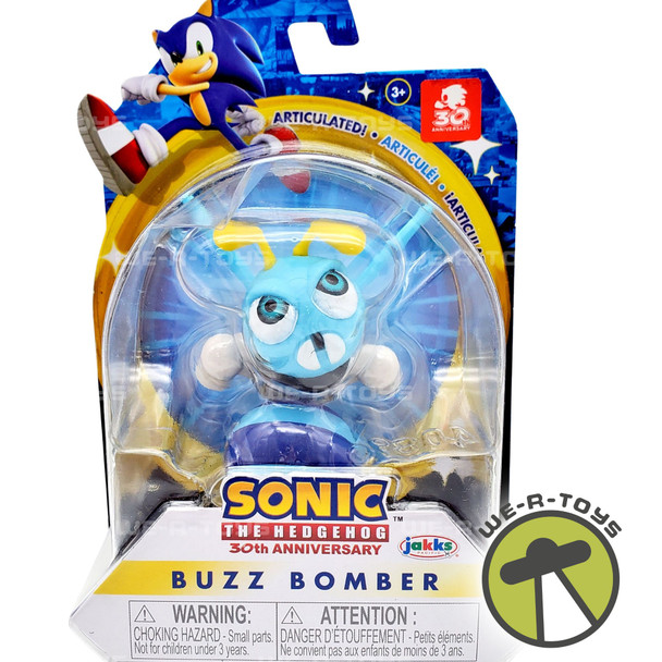 Sonic the Hedgehog 30th Anniversary Buzz Bomber Figure Jakks Pacific 2021 NRFP