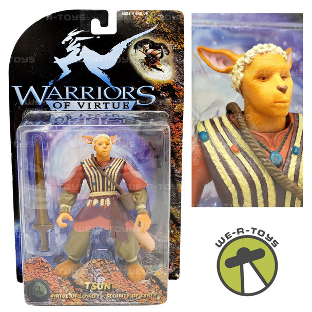 Warriors of Virtue Tsun 6" Scale Action Figure Play'em Toys 1997 NRFP