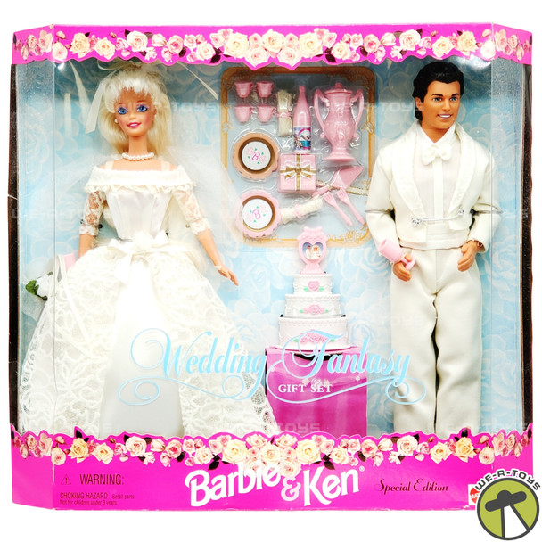 Barbie & Ken Wedding Fantasy Gift Set Special Edition 1996 Mattel No. 17243 NEW