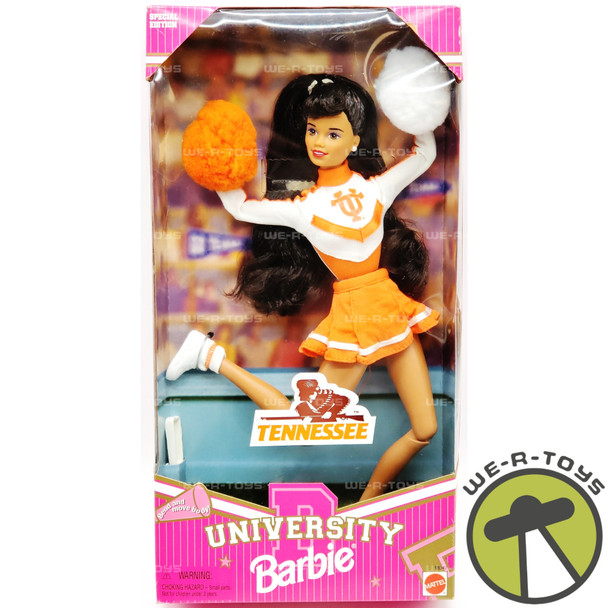 Barbie University of Tennessee Cheerleader Doll African American 1997 NRFB