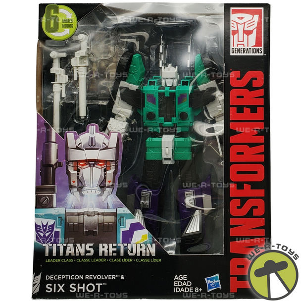 Transformers Titans Return Decepticon Revolver & Six Shot 2016 Hasbro C0286 NRFB