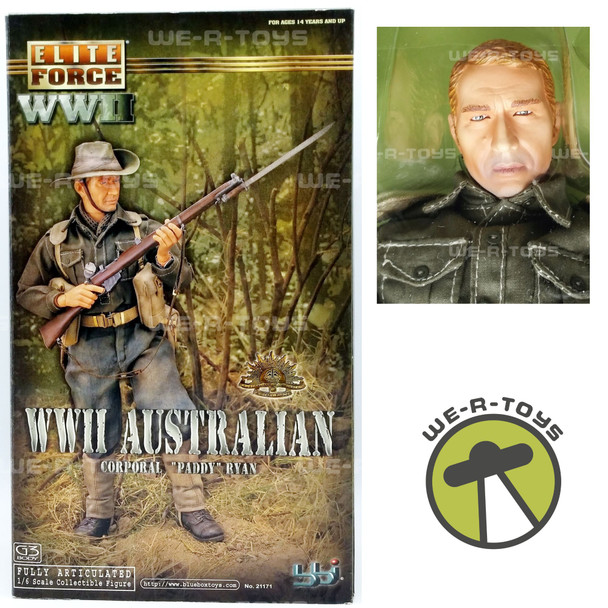 Elite Force WWII Australian Corporal Paddy Ryan 12" Figure #21171 NRFB
