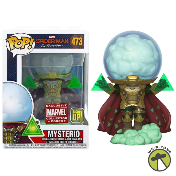 Funko Pop! Marvel: Spider-Man Far from Home - Mysterio Vinyl Figure 473
