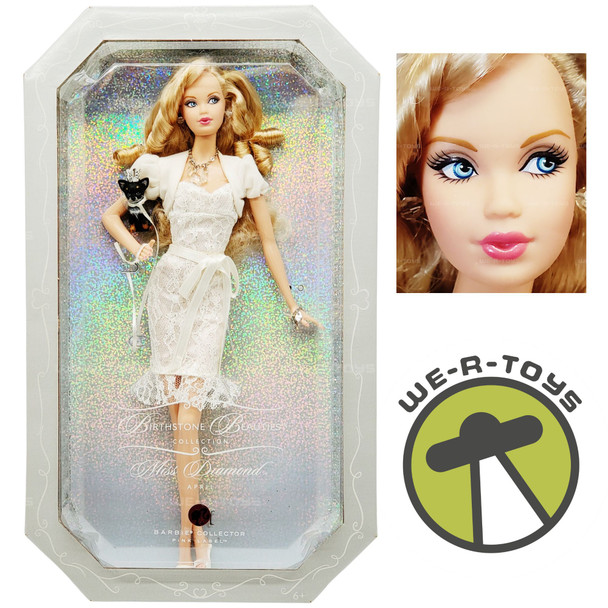 Miss Diamond Barbie Doll April Birthstone Beauties Collection 2007 Mattel K8693