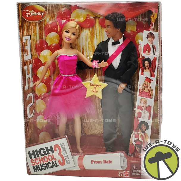 Disney High School Musical 3 Sharpay & Zeke Prom Date 2008 Mattel N6866 NRFB
