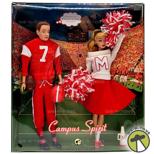 Campus Spirit Barbie and Ken Dolls Giftset Gold Label 2008 Mattel L9649