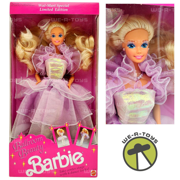 Barbie Ballroom Beauty Barbie Doll Wal-Mart Special Limited Edition 1991 Mattel NRFB