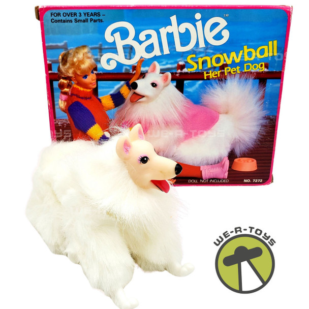 Barbie Snowball Her Pet Dog No. 7272 Mattel 1990 USED