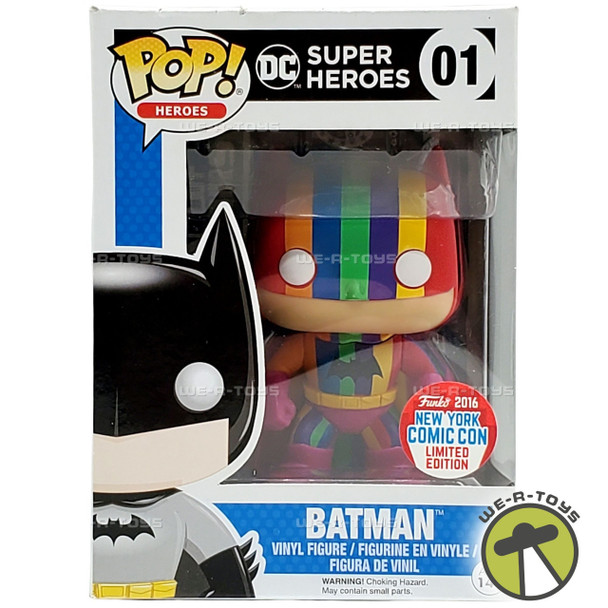 DC Funko POP! DC Super Heroes Batman Rainbow NYCC 2016 Limited Edition Vinyl Figure