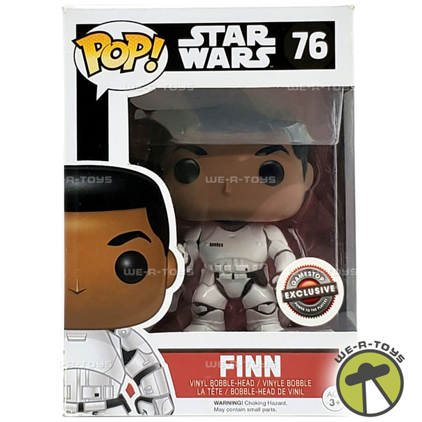Funko Pop Star Wars 76 Finn Force Awakens Stormtrooper BobbleHead Vinyl Figure