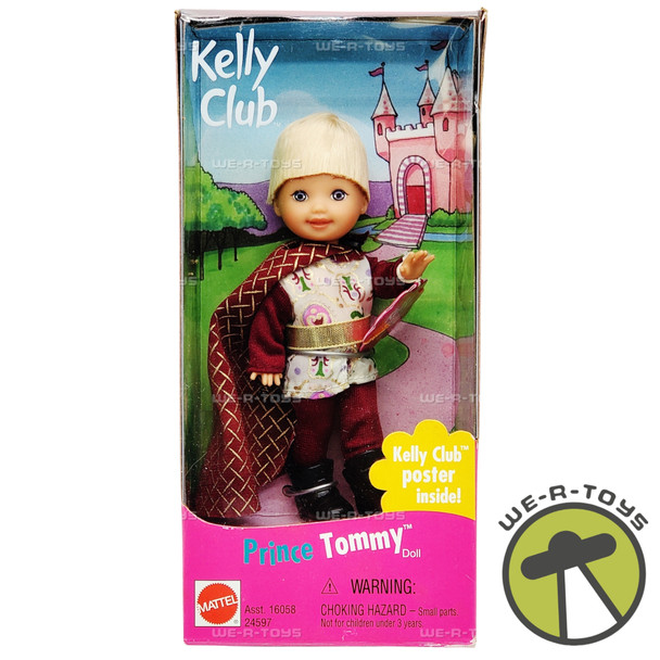 Barbie Kelly Club Prince Tommy Doll with Poster 1999 Mattel No. 24597 NEW