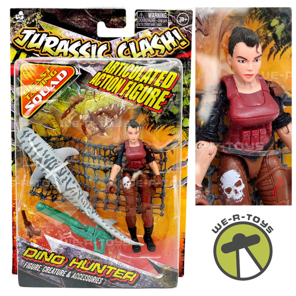 Jurassic Clash! Dino Hunter Beast Taming Squad Articulated Action Figure NRFP