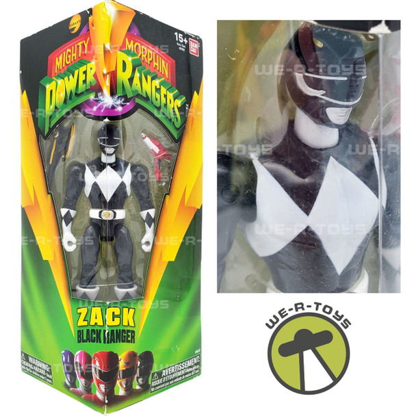 Power Rangers Mighty Morphin Power Rangers Zack Black Ranger Figure Toys R Us Exclusive NRFB