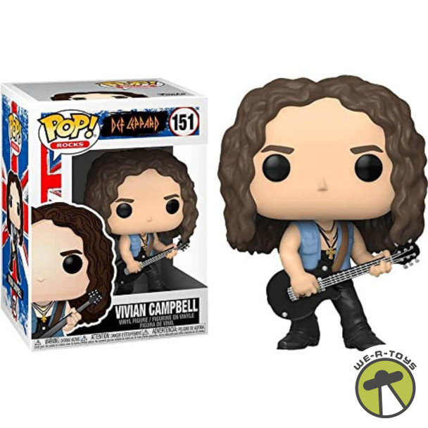 Def Leppard Funko Pop! Rocks: Def Leppard - Vivian Campbell Vinyl Figure 151