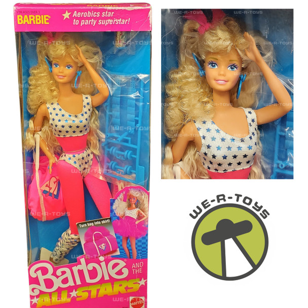 Barbie and the All Stars Aerobics Star to Party Superstar 1989 Mattel 9099 NRFB