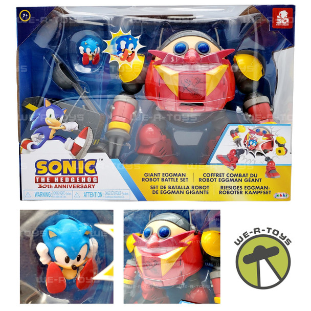 Sonic the Hedgehog Sonic The Hedgehog 30th Anniversary Giant Eggman Robot Battle Set NRFB