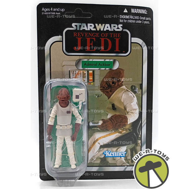 Star Wars Revenge of the Jedi Admiral Ackbar Action Figure 2011 Kenner #21483