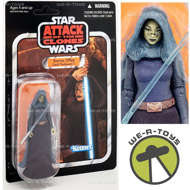 Star Wars The Vintage Collection Barriss Offee Jedi Padawan Figure Unpunched NEW