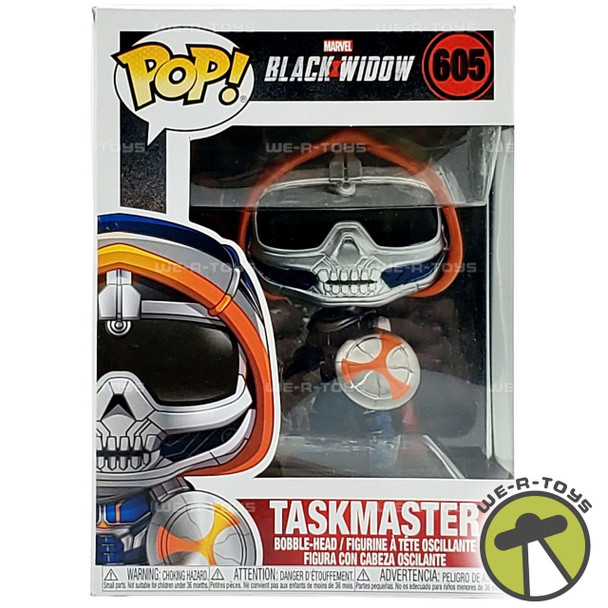 Marvel Funko POP! Marvel Black Widow Taskmaster with Shield Vinyl Bobble-Head Figure
