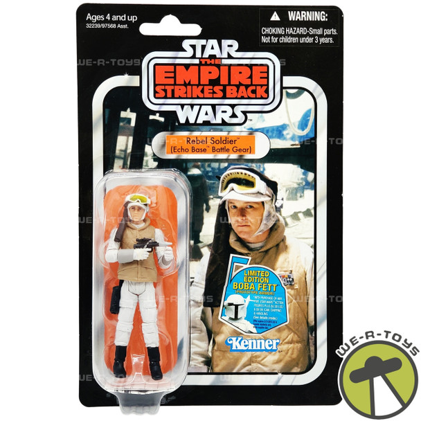 Star Wars The Vintage Collection Rebel Soldier Echo Base Battle Gear Figure NEW