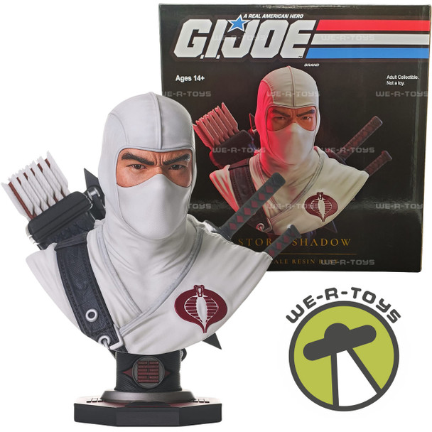 G.I. Joe GI Joe Legends 3-Dimensions Storm Shadow Cobra Ninja 1/2 Scale Resin Bust NRFB