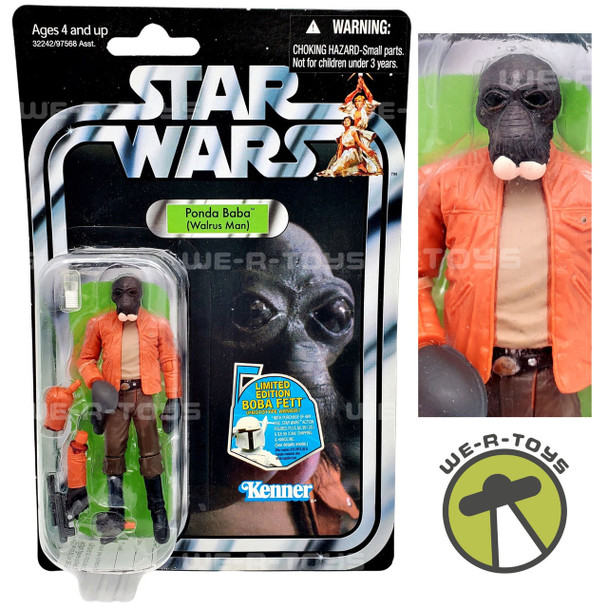 Star Wars Ponda Baba Walrus Man Poseable Action Figure Kenner 2011 NRFP