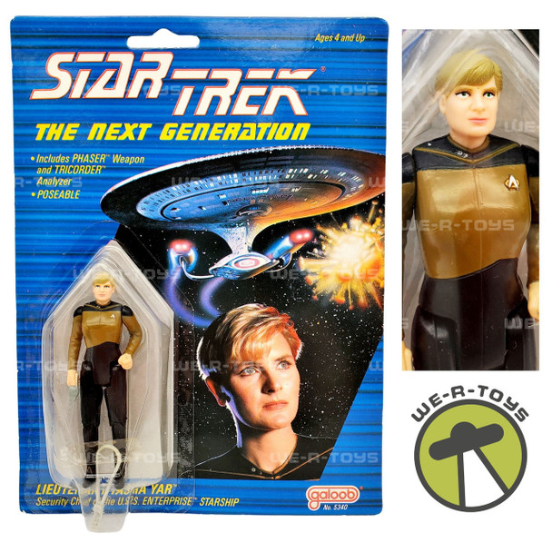 Star Trek The Next Generation Lt. Tasha Yar Security Chief Galoob 1988 NRFP
