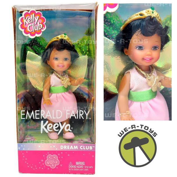 Barbie Kelly Club Emerald Fairy Keeya Doll African American 2002 Mattel NRFB