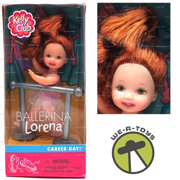 Barbie Kelly Club Ballerina Lorena Doll Dancer with Bar 2001 Mattel